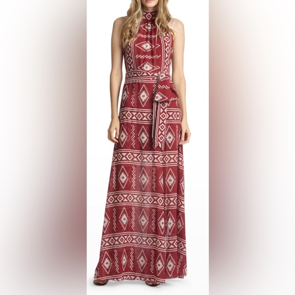 Sachin + Babi Dresses & Skirts - NWT- Sachin & Babi Selena Geo Chiffon Gown- Size 10